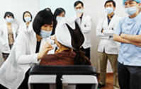 Image Description : dermatology doctor training